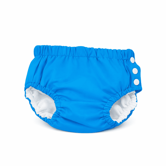 MGEZCOO Reusable Swim Diaper with Side Snaps, Waterproof Baby Training Swim Pants, 3-Layer Leak Proof