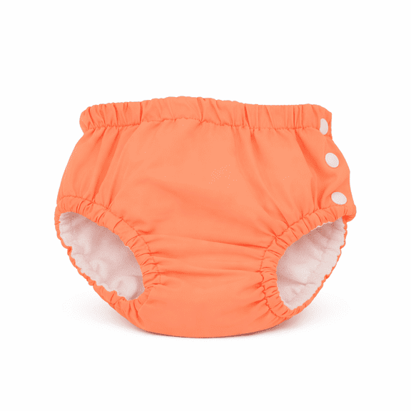 MGEZCOO Reusable Swim Diaper with Side Snaps, Waterproof Baby Training Swim Pants, 3-Layer Leak Proof