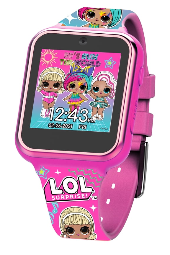 MGM Entertainment L.O.L. Surprise! Child Unisex Smart Watch Silicone Strap 40mm Pink (LOL4419)