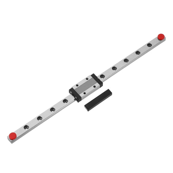 MGN9 250mm Linear Sliding Rail Guide with MGN9H Sliding Carriage Block and Mini Guide, Linear Motion Guideway for Mini Engraving CNC Machine 3D Printer