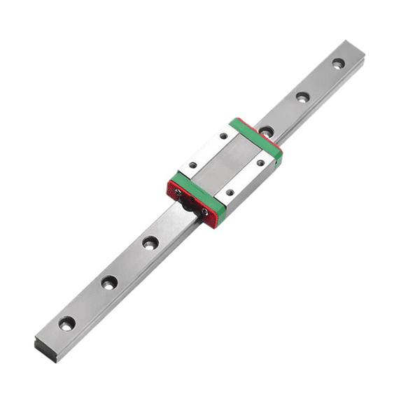 MGN9H Linear Rail Guide,350mm Linear Sliding Gide with MGN9H Carriage Block for DIY 3D Printer and CNC Machine
