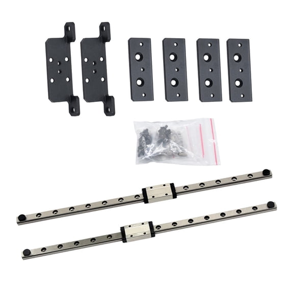 Plate Support Rails MGN9H Linear Rails Kit With Fix Plate Mount Bracket For Neptune3/3Pro ...