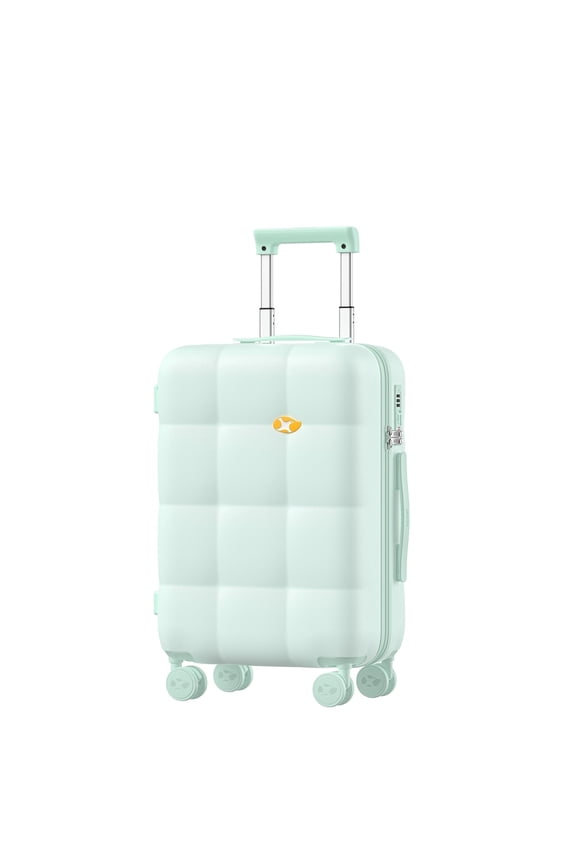 Hardside 20“ Carry On Luggage with Spinner Wheels & Built-in TSA Lock, Durable Suitcase Rolling Luggage with Scratch-Resistant Surface, Carry-On 20-Inch Green