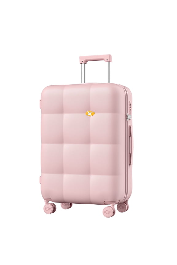 24" Medium Checked Luggage - PC Durable Hardshell Suitcase with Dual 360° Spinner Wheels & TSA Lock | Airline-Approved, Lightweight Design for Outdoor Travel