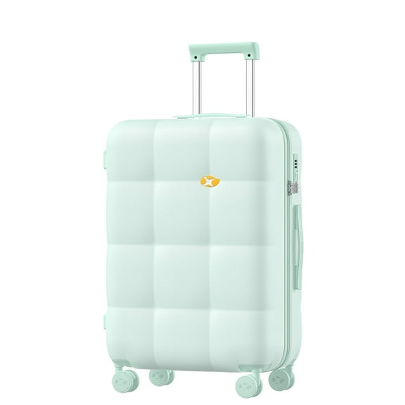 MGB 24" Medium Checked Luggage - PC Durable Hardshell Suitcase with Dual 360° Spinner Wheels & TSA Lock | Airline-Approved, Lightweight Design for Outdoor Travel