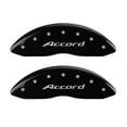 thumbnail image 1 of MGP 4 Caliper Covers Engraved Front Accord Engraved Rear Accord Black finish silver ch Fits select: 2016-2017 HONDA ACCORD SPORT, 1 of 6