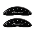 thumbnail image 1 of MGP 4 Caliper Covers Engraved Front Accord Engraved Rear Accord Black finish silver ch Fits select: 2016-2017 HONDA ACCORD SPORT, 1 of 6