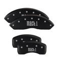 thumbnail image 1 of MGP 4 Caliper Covers Engraved Front Cobra Engraved Rear Snake Matte Black finish silver ch, 1 of 2