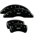 thumbnail image 1 of MGP 4 Caliper Covers Engraved Front Cursive/Cadillac Engraved Rear CTS4 Black finish silver ch, 1 of 6