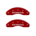 thumbnail image 1 of MGP 4 Caliper Covers Engraved Front Honda Engraved Rear H Logo Red finish silver ch Fits select: 2008-2012 HONDA ACCORD EXL, 1 of 6