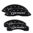 thumbnail image 1 of MGP 4 Caliper Covers Engraved Front & Rear 2015 Ford F-150 Matte Black Finish Silver Oval Ford Logo, 1 of 1