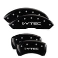 thumbnail image 1 of MGP 4 Caliper Covers Engraved Front & Rear Acura Black finish silver ch Fits select: 2002-2005 ACURA NSX T, 1 of 9
