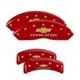 thumbnail image 1 of MGP 4 Caliper Covers Engraved Front & Rear Bowtie Yellow finish black ch Fits select: 2012-2015 CHEVROLET CAMARO ZL1, 1 of 6