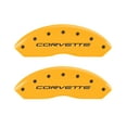 thumbnail image 1 of MGP 4 Caliper Covers Engraved Front & Rear C5/Corvette Yellow finish black ch Fits select: 2003-2004 CHEVROLET CORVETTE, 2002 CHEVROLET CORVETTE Z06, 1 of 2