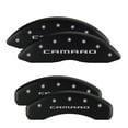 thumbnail image 1 of MGP 4 Caliper Covers Engraved Front & Rear Chevy racing Black finish silver ch Fits select: 2000-2005 CHEVROLET IMPALA, 2004 CHEVROLET MONTE CARLO SS SUPERCHARGED, 1 of 6