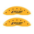 thumbnail image 1 of MGP 4 Caliper Covers Engraved Front & Rear Gen 5/RS Yellow finish black ch Fits select: 2010-2015 CHEVROLET CAMARO LT, 1 of 6