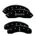 thumbnail image 1 of MGP 4 Caliper Covers Engraved Front & Rear Lincoln Black finish silver ch Fits select: 2007-2010 LINCOLN MKX, 1 of 6
