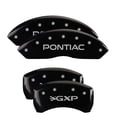 thumbnail image 1 of MGP 4 Caliper Covers Engraved Front & Rear MGP Black finish silver ch Fits select: 1997 PONTIAC FIREBIRD, 1 of 5