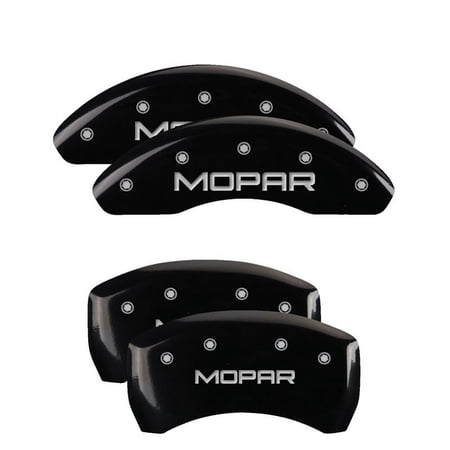 MGP 4 Caliper Covers Engraved Front & Rear MGP Black finish silver ch Fits select: 2004-2007 CHRYSLER PT CRUISER TOURING, 2008 CHRYSLER PT CRUISER