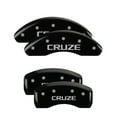 thumbnail image 1 of MGP 4 Caliper Covers Engraved Front & Rear MGP Black finish silver ch Fits select: 2007-2008 AUDI A4 S-LINE 2.0T QUATTRO TURBO, 2006 AUDI A4 S-LINE 3.2 QUATTRO, 1 of 6