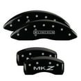 thumbnail image 1 of MGP 4 Caliper Covers Engraved Front & Rear MGP Black finish silver ch Fits select: 2009-2012 LINCOLN MKS, 1 of 2