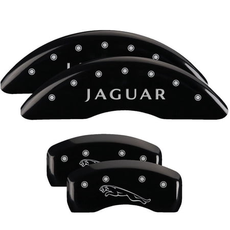 MGP 4 Caliper Covers Engraved Front & Rear MGP Black finish silver ch Fits select: 2009-2014 ACURA TSX