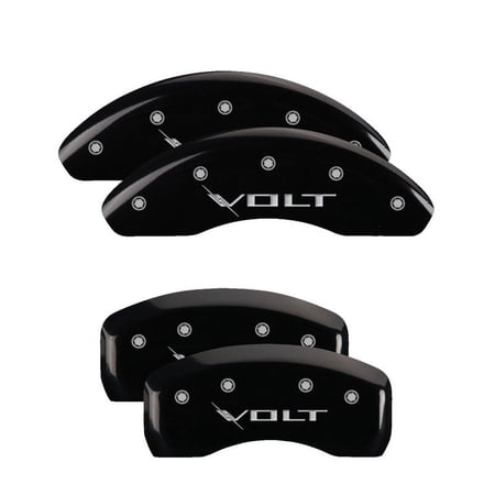 MGP 4 Caliper Covers Engraved Front & Rear MGP Black finish silver ch Fits select: 2009 AUDI A4 PRESTIGE, 2010-2011 AUDI A4 PREMIUM