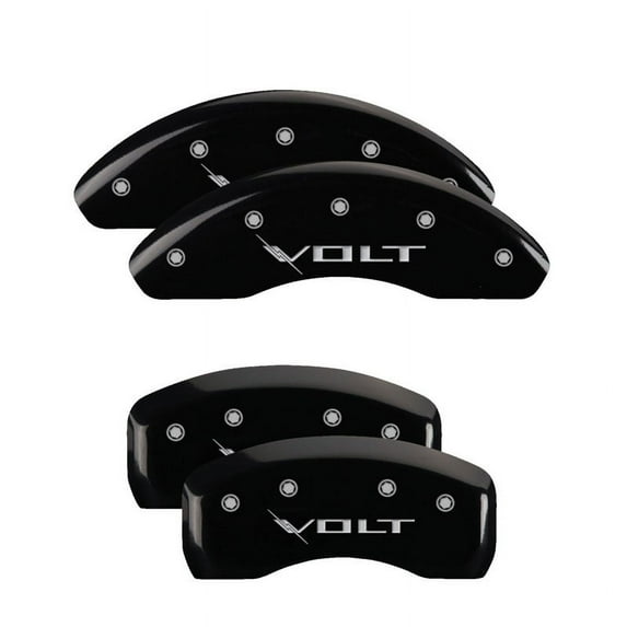MGP 4 Caliper Covers Engraved Front & Rear MGP Black finish silver ch Fits select: 2009 AUDI A4 PRESTIGE, 2010-2011 AUDI A4 PREMIUM