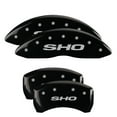 thumbnail image 1 of MGP 4 Caliper Covers Engraved Front & Rear MGP Black finish silver ch Fits select: 2013-2014 FORD C-MAX PREMIUM, 2017-2018 FORD C-MAX SE, 1 of 6