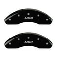 thumbnail image 1 of MGP 4 Caliper Covers Engraved Front & Rear MGP Black finish silver ch Fits select: 2013-2016 DODGE DART SXT, 1 of 2