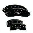 thumbnail image 1 of MGP 4 Caliper Covers Engraved Front & Rear MGP Black finish silver ch Fits select: 2013-2018 FORD TAURUS SHO, 1 of 6