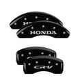 thumbnail image 1 of MGP 4 Caliper Covers Engraved Front & Rear MGP Black finish silver ch Fits select: 2017 HONDA CIVIC EX, 2016 HONDA CIVIC LX, 1 of 6