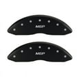 thumbnail image 1 of MGP 4 Caliper Covers Engraved Front & Rear MGP Matte Black finish silver ch, 1 of 2