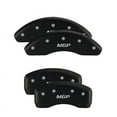 thumbnail image 1 of MGP 4 Caliper Covers Engraved Front & Rear MGP Matte Black finish silver ch, 1 of 2