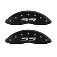 thumbnail image 1 of MGP 4 Caliper Covers Engraved Front & Rear MGP Matte Black finish silver ch, 1 of 2