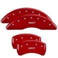 thumbnail image 1 of MGP 4 Caliper Covers Engraved Front & Rear MGP Red finish silver ch Fits select: 2000 BMW 528 IT, 2003 BMW 525 I AUTOMATIC, 1 of 2