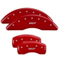 thumbnail image 1 of MGP 4 Caliper Covers Engraved Front & Rear MGP Red finish silver ch Fits select: 2006 BMW M ROADSTER, 2007 BMW Z4 COUPE, 1 of 2