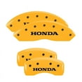 thumbnail image 1 of MGP 4 Caliper Covers Engraved Front & Rear MGP Red finish silver ch Fits select: 2014-2015 HONDA CIVIC LX, 2012-2013 HONDA CIVIC EX, 1 of 2
