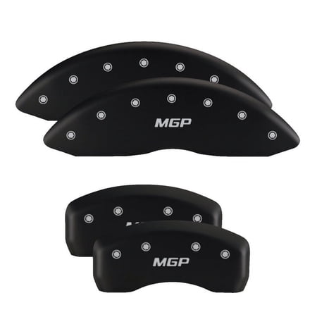 MGP 4 Caliper Covers Engraved Front & Rear MGP Red finish silver ch Fits select: 2016 CHEVROLET COLORADO LT, 2017-2019 CHEVROLET COLORADO