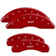 thumbnail image 1 of MGP 4 Caliper Covers Engraved Front & Rear MGP Red finish silver ch, 1 of 6