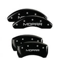 thumbnail image 1 of MGP 4 Caliper Covers Engraved Front & Rear MOPAR Black finish silver ch Fits select: 2015-2017 JEEP WRANGLER UNLIMITED SPORT, 2012 JEEP LIBERTY SPORT, 1 of 2