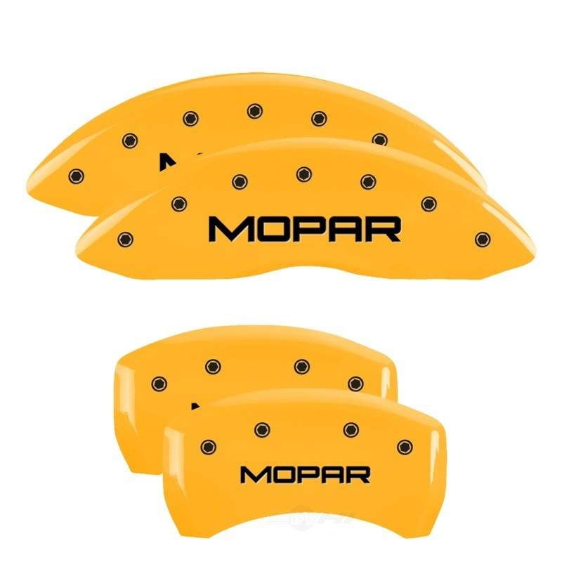 MGP Caliper Covers 12162SMOPYL Disc Brake Caliper Cover