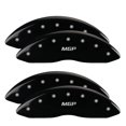 thumbnail image 1 of MGP 4 Caliper Covers Engraved Front & Rear Oval logo/Ford Black finish silver ch, 1 of 3