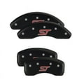 thumbnail image 1 of MGP 4 Caliper Covers Engraved Front & Rear Oval logo/Ford Matte Black finish silver ch, 1 of 2