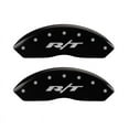 thumbnail image 1 of MGP 4 Caliper Covers Engraved Front & Rear RT Black finish silver ch, 1 of 2