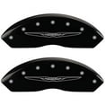 thumbnail image 1 of MGP 4 Caliper Covers Engraved Front & Rear Style 2/Chrysler Wing Black finish silver ch Fits select: 2013-2016 CHRYSLER TOWN & COUNTRY TOURING, 2012 CHRYSLER TOWN & COUNTRY TOURING L, 1 of 3