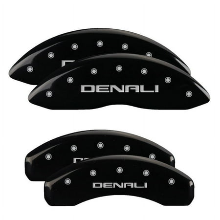 MGP 4 Caliper Covers Engraved Front & Rear Style 2/Chrysler Wing Black finish silver ch Fits select: 2015-2017 CHRYSLER 200 LIMITED
