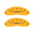 thumbnail image 1 of MGP 4 Caliper Covers Engraved Front & Rear Style 2/Chrysler Wing Yellow finish black ch Fits select: 2013-2016 CHRYSLER TOWN & COUNTRY TOURING, 2012 CHRYSLER TOWN & COUNTRY TOURING L, 1 of 2