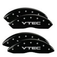thumbnail image 1 of MGP 4 Caliper Covers Engraved Front & Rear Vtech Black finish silver ch, 1 of 5