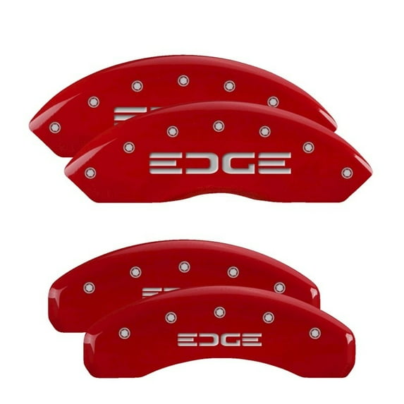 MGP Caliper Covers 10119SEDGRD Ford Edge Logo - Red Powder Coat - Set of 4 Fits select: 2012-2014 FORD EDGE SEL, 2011 FORD EDGE LIMITED